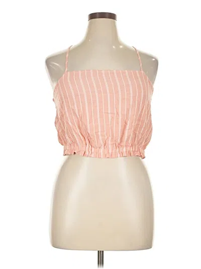 Pre-owned Splendid Sleeveless Blouse In Orange