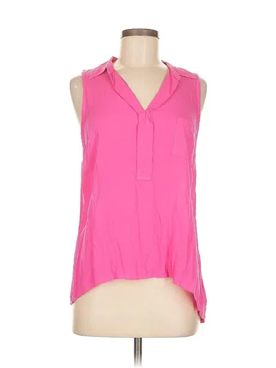 Pre-owned Splendid Sleeveless Blouse In Pink