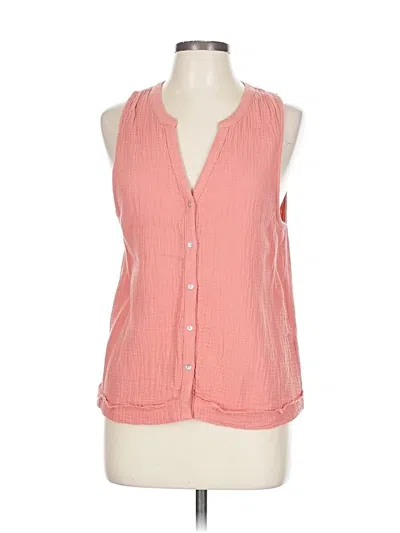 Pre-owned Splendid Sleeveless Blouse In Pink