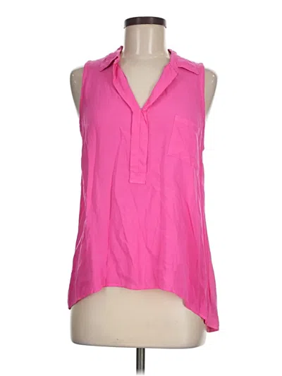 Pre-owned Splendid Sleeveless Blouse In Pink