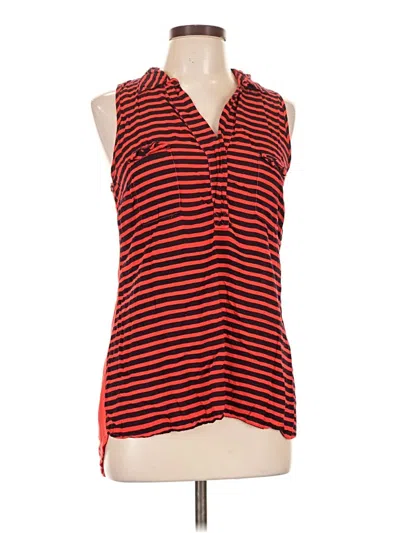 Pre-owned Splendid Sleeveless Blouse In Red