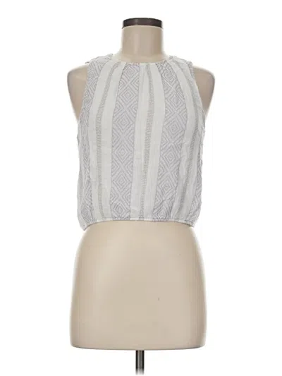 Pre-owned Splendid Sleeveless Blouse In Silver