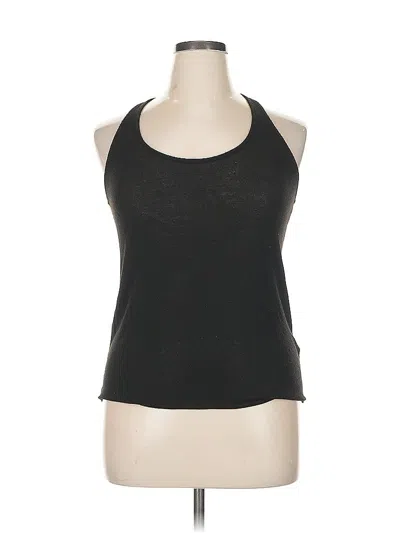 Pre-owned Splendid Sleeveless Top Black Halter Neckline Tops