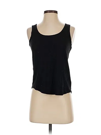 Pre-owned Splendid Sleeveless Top Black Scoop Neck Tops