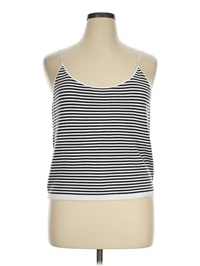 Pre-owned Splendid Sleeveless Top Black Scoop Neck Tops