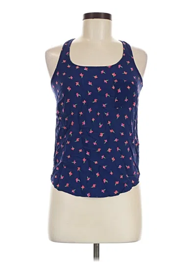 Pre-owned Splendid Sleeveless Top Blue Halter Neckline Tops