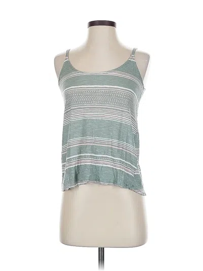 Pre-owned Splendid Sleeveless Top Green Halter Neckline Tops