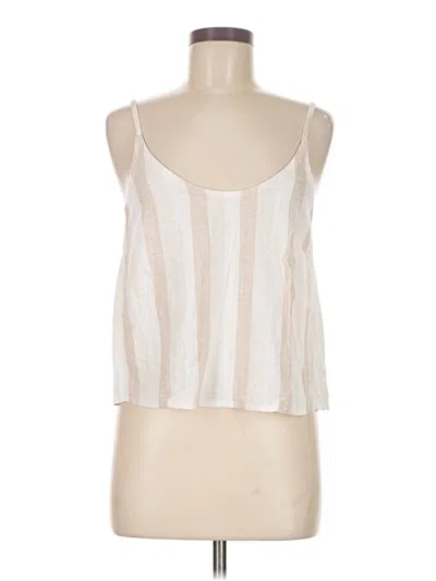 Pre-owned Splendid Sleeveless Top Ivory Halter Neckline Tops In White