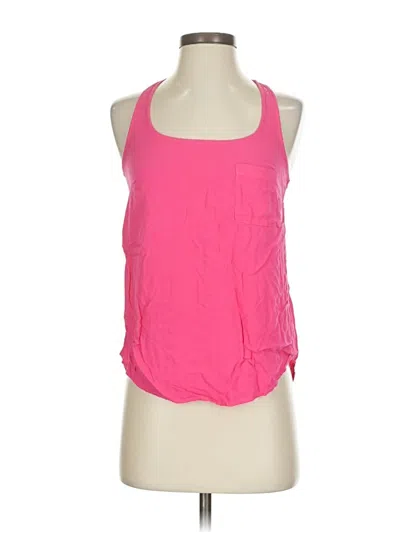 Pre-owned Splendid Sleeveless Top Pink Halter Neckline Tops