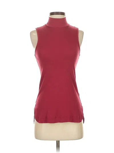 Pre-owned Splendid Sleeveless Top Red Halter Neckline Tops