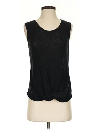 Pre-owned Splendid Sleeveless T-shirt In Black