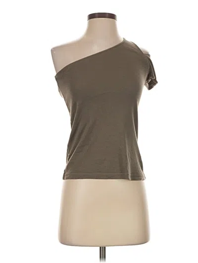 Pre-owned Splendid Sleeveless T-shirt In Brown