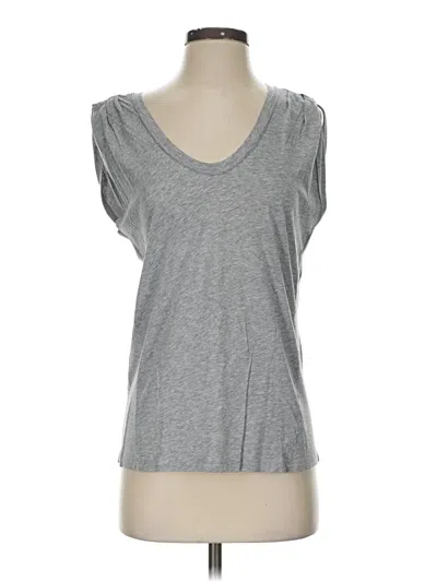 Pre-owned Splendid Sleeveless T-shirt In Gray