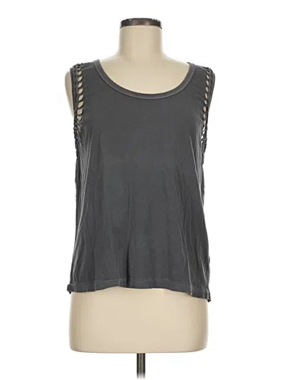 Pre-owned Splendid Sleeveless T-shirt In Gray