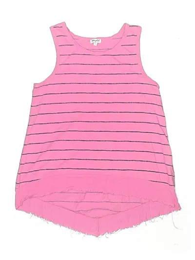 Pre-owned Splendid Kids' Sleeveless T-shirt In Pink