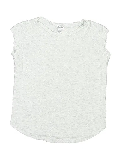 Pre-owned Splendid Kids' Sleeveless T-shirt In Silver