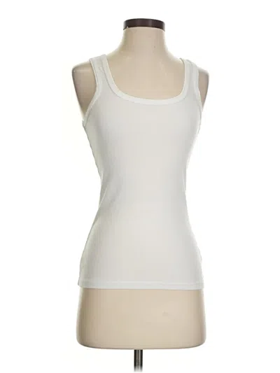 Pre-owned Splendid Sleeveless T-shirt In White
