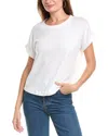 Splendid Goldie Infused Sweatshirt In White