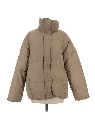 Pre-owned Splendid Snow Jacket In Tan