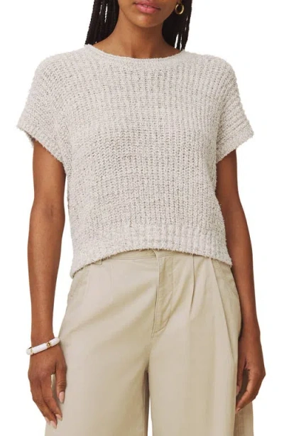 Splendid Sola Cotton Blend Sweater In White