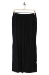 Splendid Sorrento Crop Wide Leg Pants In Black