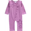 Splendid Star Ruffle Romper In Tourmaline