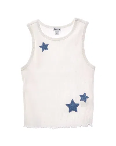 Splendid Kids' Starstruck Tank Top In White