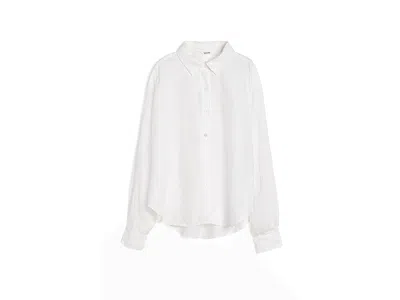 Splendid Stella Linen Button Down In White