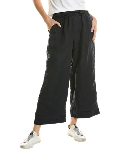 Splendid Stella Linen Crop Pant In Blue