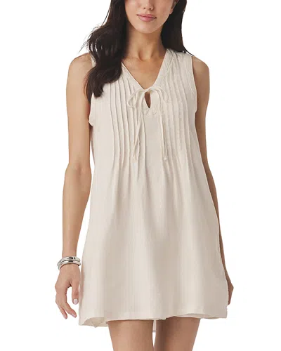 Splendid Stella Linen Mini Dress In Neutral