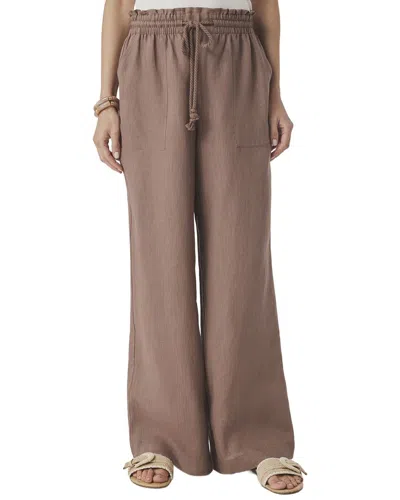 Splendid Stella Linen Pant In Brown