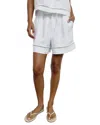 Splendid Stella Linen Short In Red
