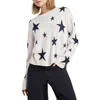 Splendid Stevie Star Sweater In White