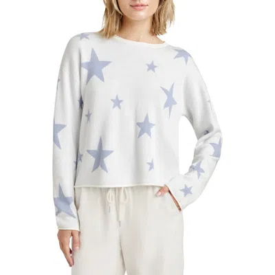 Splendid Stevie Star Sweater In Moonstone/star