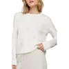 Splendid Stevie Star Sweater In White/moonstone