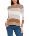 Splendid Stripe Cashmere-blend Sweater In Multi