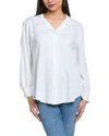 Splendid Stripe Fashion Top In White