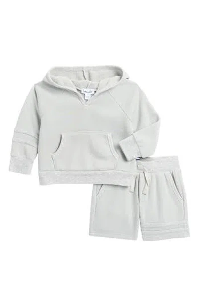 SPLENDID SPLENDID STRIPE HOODIE & SWEAT SHORTS SET