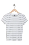 Splendid Stripe Rib T-shirt In Multi