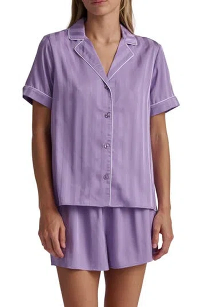Splendid Stripe Satin Boxer Short Pajamas
