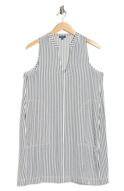 Splendid Stripe Sleeveless Minidress In Multi