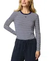 Splendid Striped Long Sleeve Tee In Multi