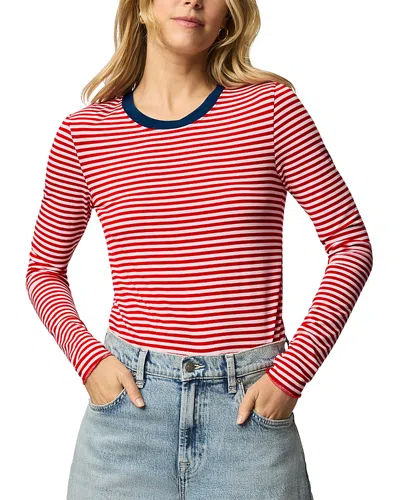 Splendid Striped Long Sleeve Tee In Multi