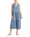 Splendid Sumner Seersucker Midi Dress In Sky Blue