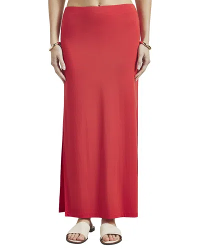 Splendid Sunsoft Maxi Skirt In Red