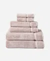 Splendid Supersoft 6pc Bath Towel Set In Pink
