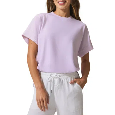 SPLENDID SPLENDID SUPERSOFT SHORT SLEEVE SWEATSHIRT