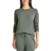 Splendid Supersoft Sweatshirt In Olive
