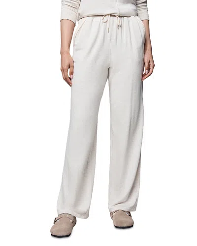 Splendid Tie Waist Wide Leg Sweatpants In Gray