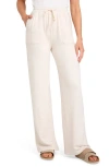 Splendid Supersoft Wide Leg Pants In Oat Heather
